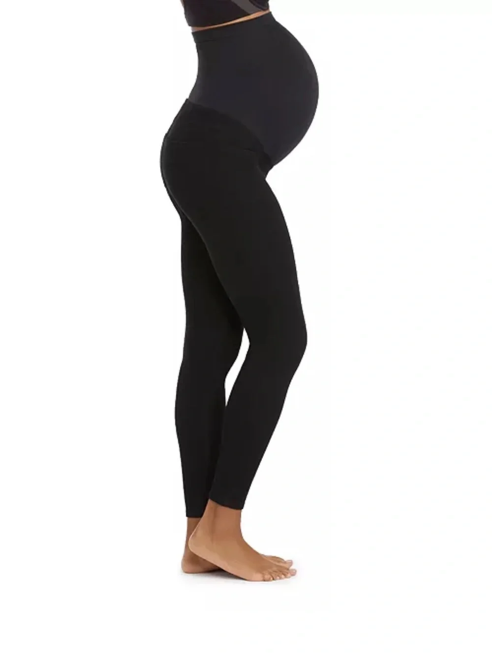 NWT Mama Maternity Jean-ish Ankle Leggings size Large